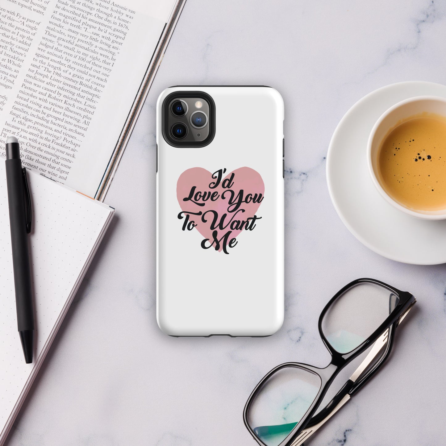 I'd Love You To Want Me Tough Case For iPhone® (Heart Design)