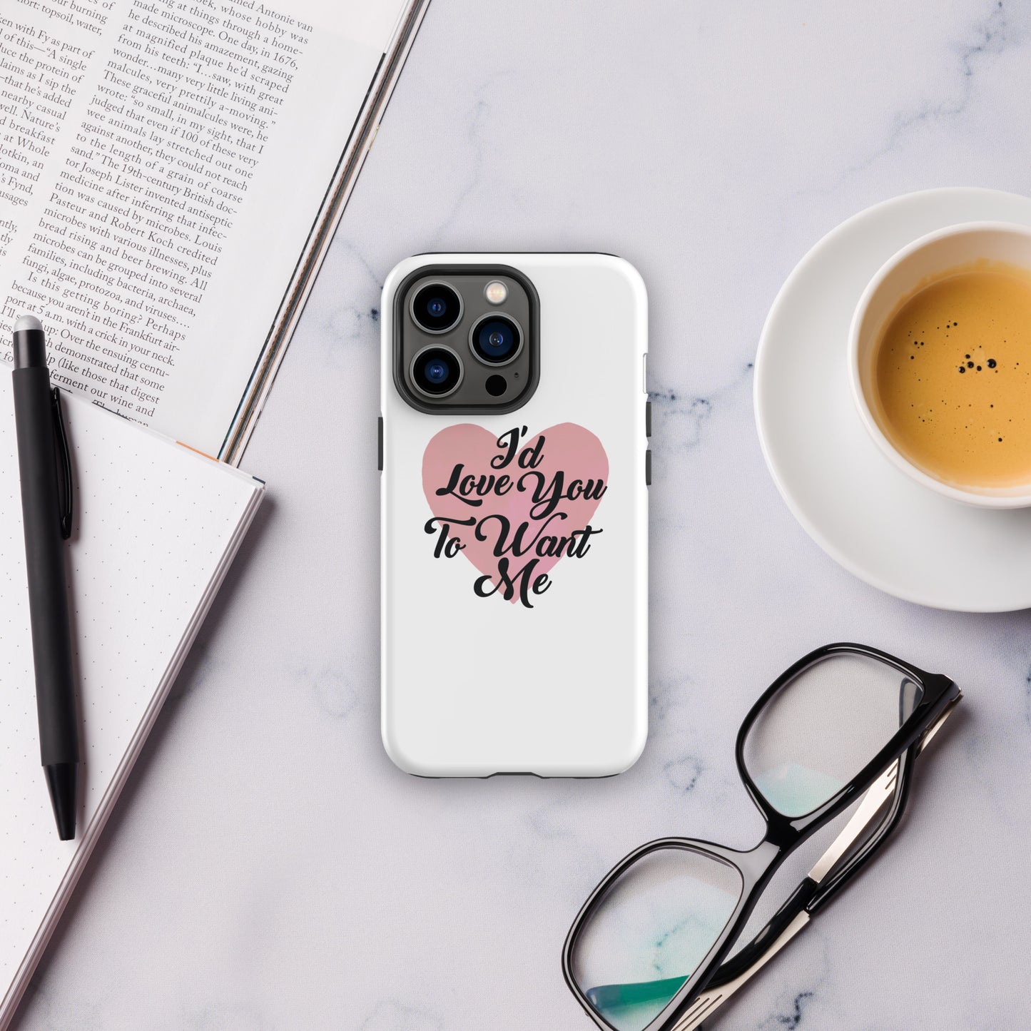 I'd Love You To Want Me Tough Case For iPhone® (Heart Design)