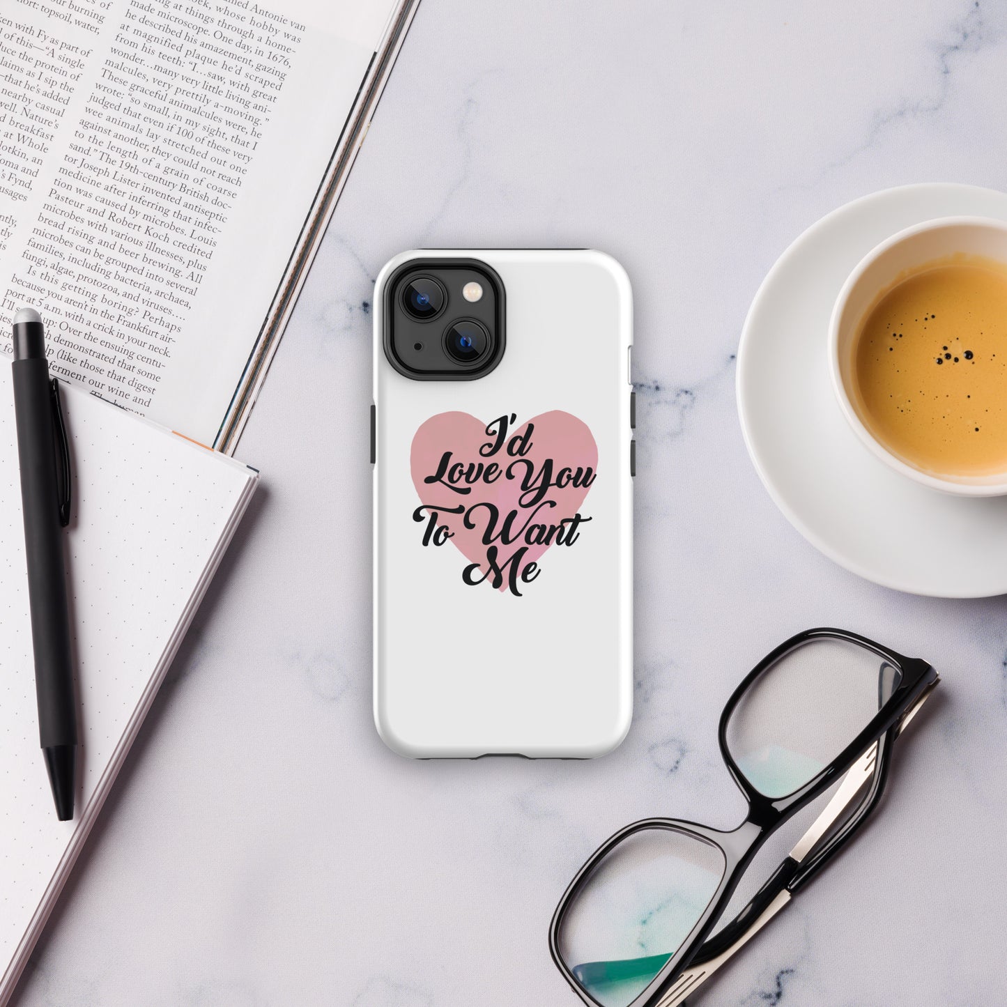 I'd Love You To Want Me Tough Case For iPhone® (Heart Design)