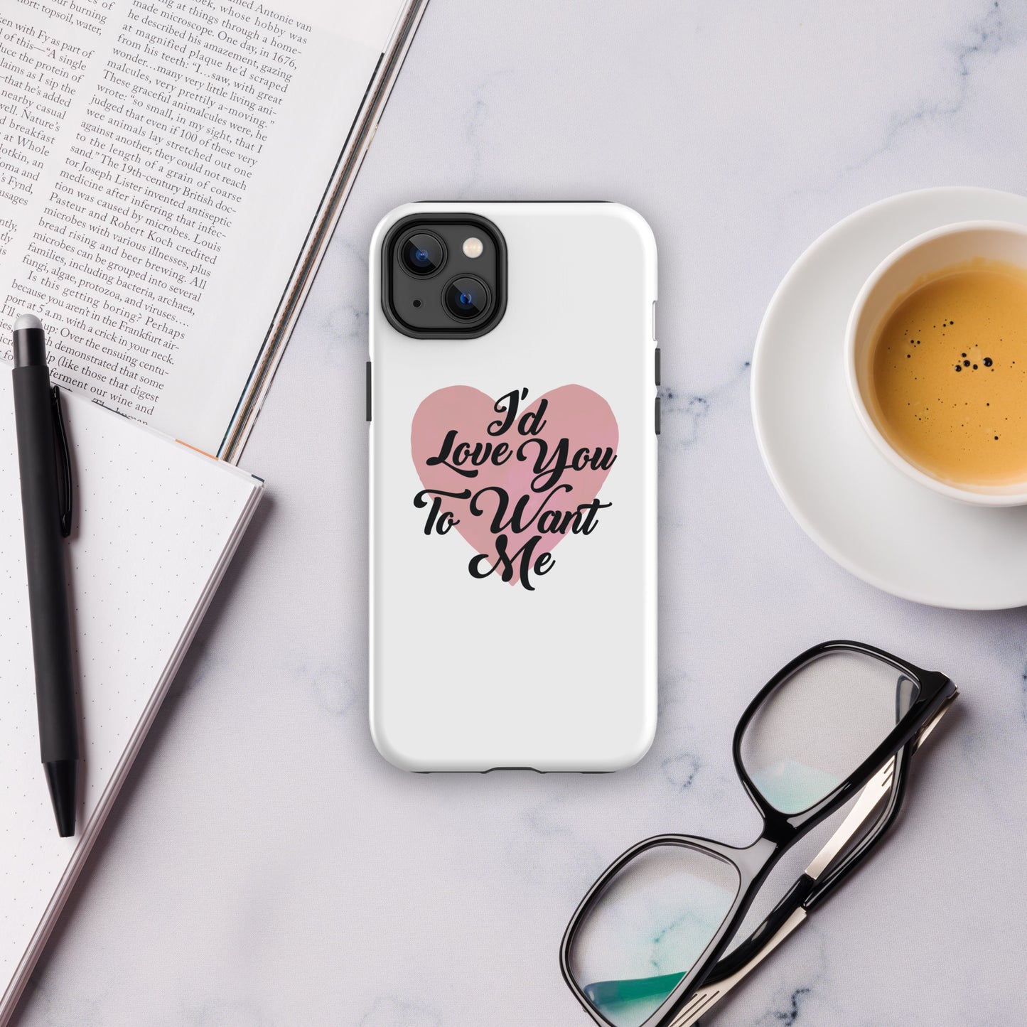 I'd Love You To Want Me Tough Case For iPhone® (Heart Design)