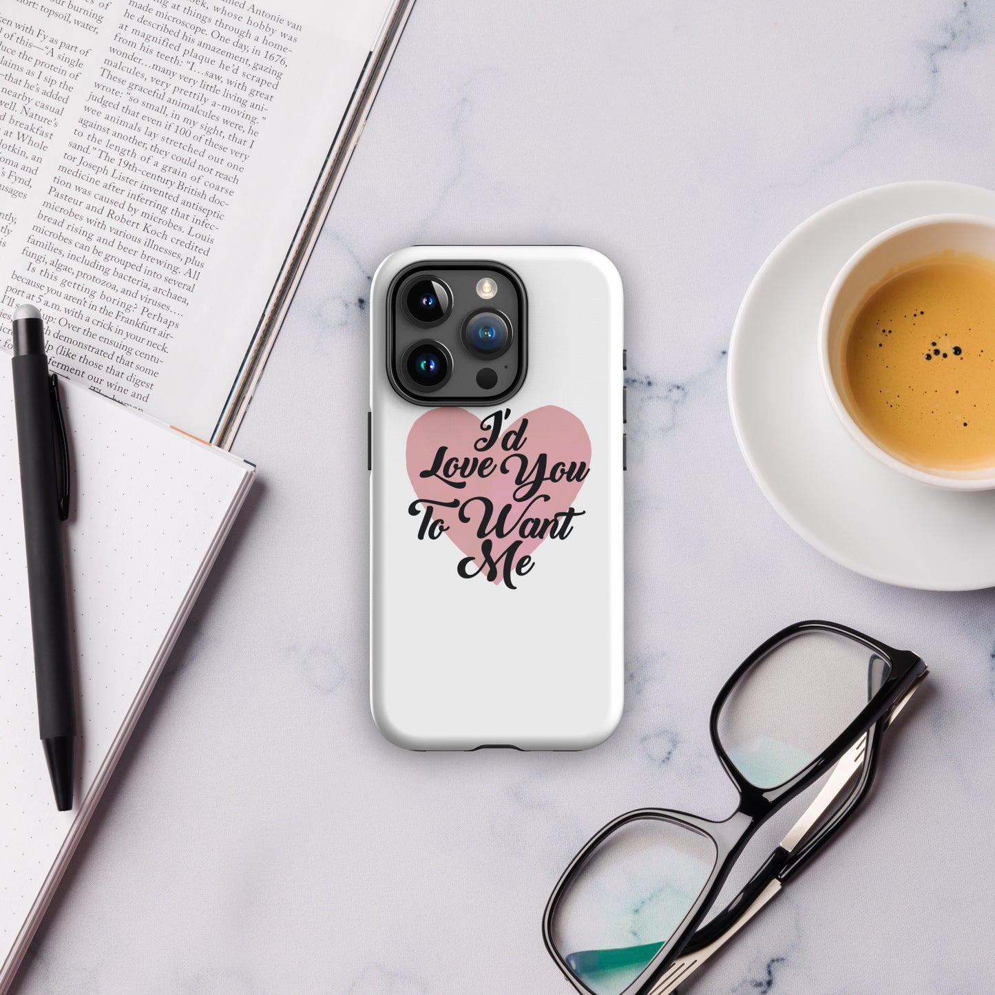 I'd Love You To Want Me Tough Case For iPhone® (Heart Design)