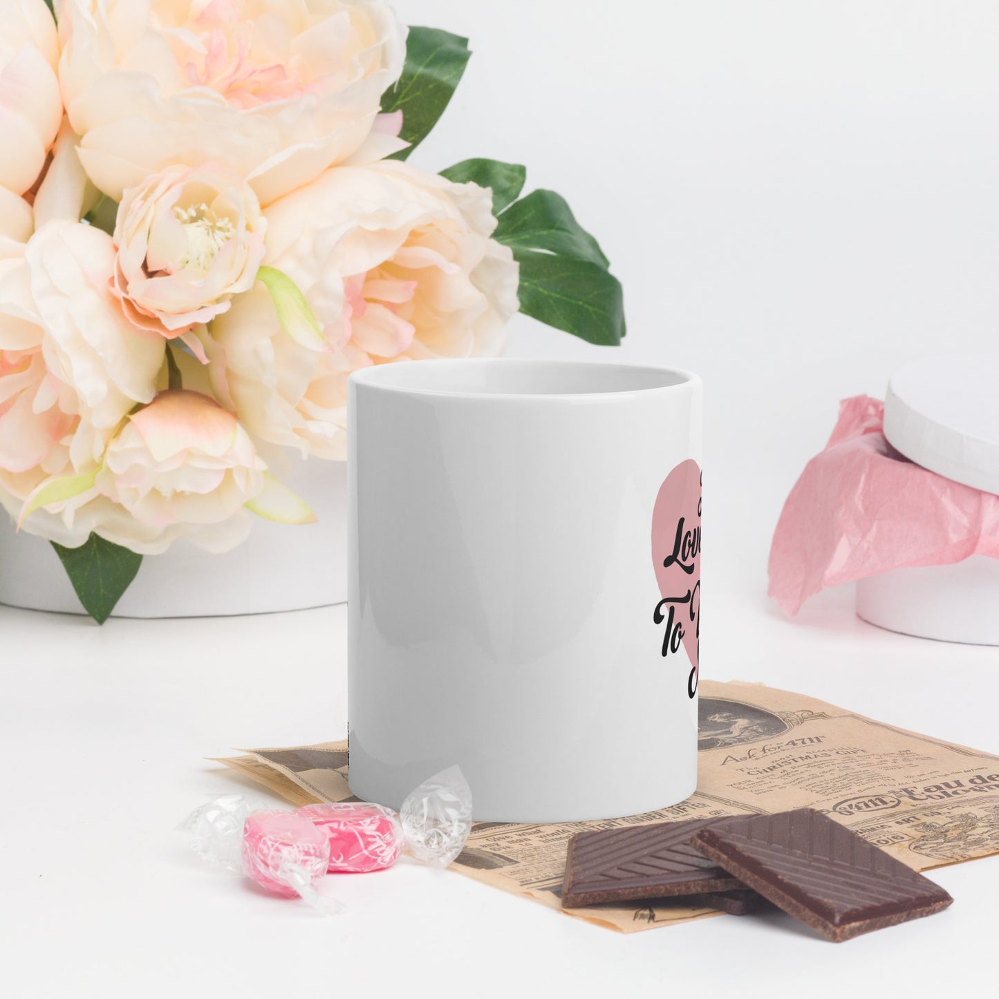 I'd Love You To Want Me Mug (Heart Design)