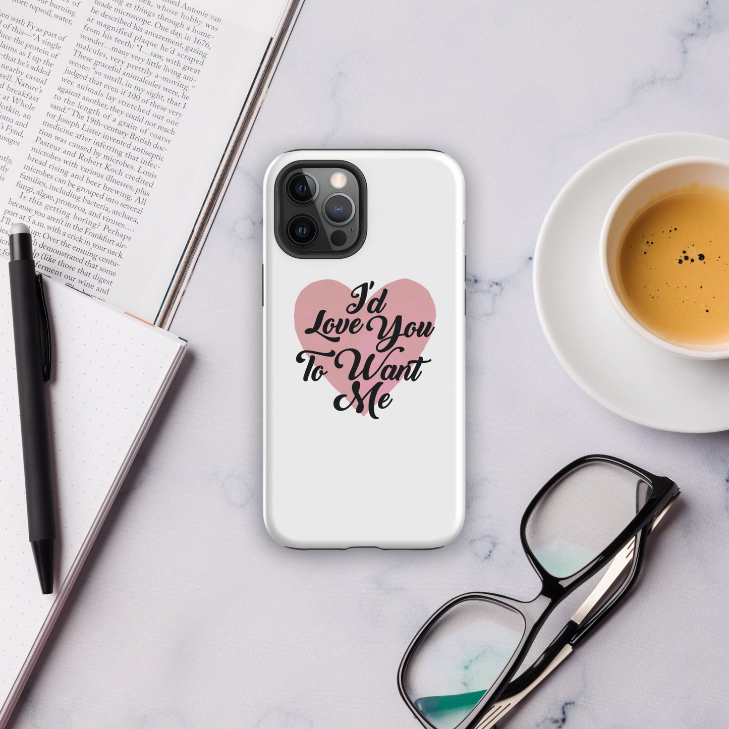 I'd Love You To Want Me Tough Case For iPhone® (Heart Design)